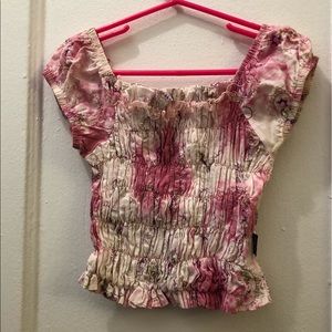 ❗️MAKE OFFER❗️Gamino pink stretchy top